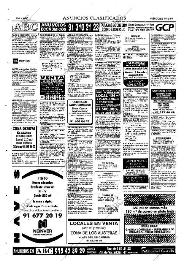 ABC MADRID 19-05-1999 página 104