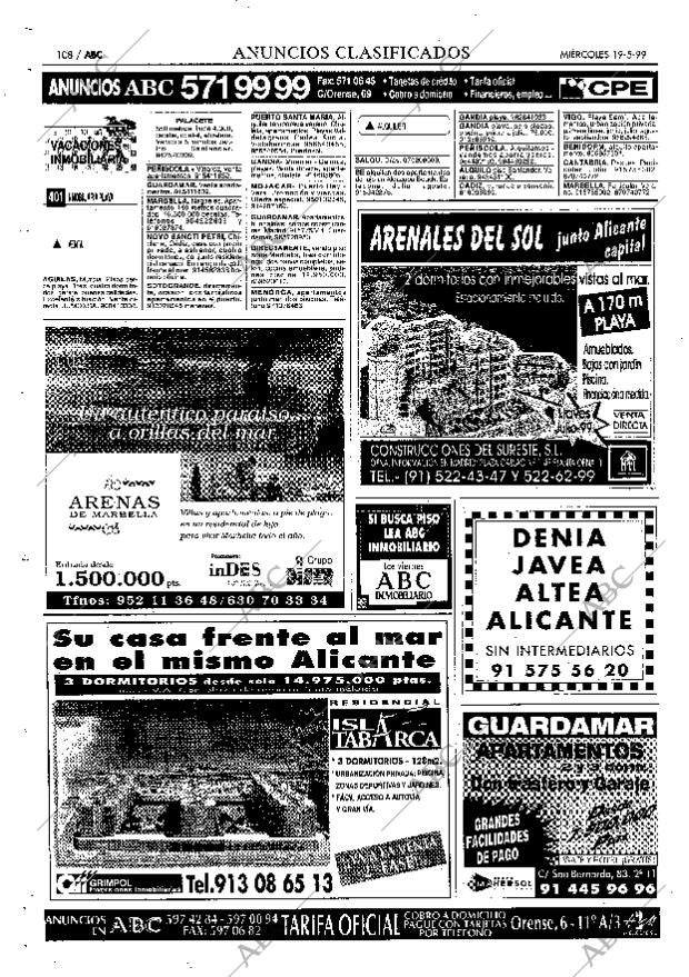 ABC MADRID 19-05-1999 página 108