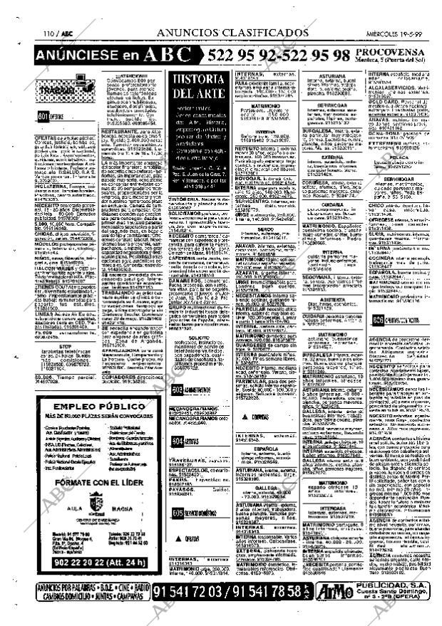 ABC MADRID 19-05-1999 página 110