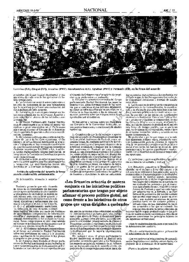 ABC MADRID 19-05-1999 página 19
