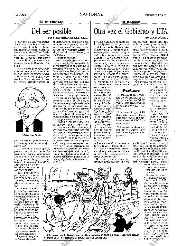 ABC MADRID 19-05-1999 página 28