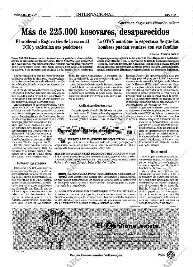 ABC MADRID 19-05-1999 página 31