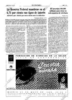 ABC MADRID 19-05-1999 página 41