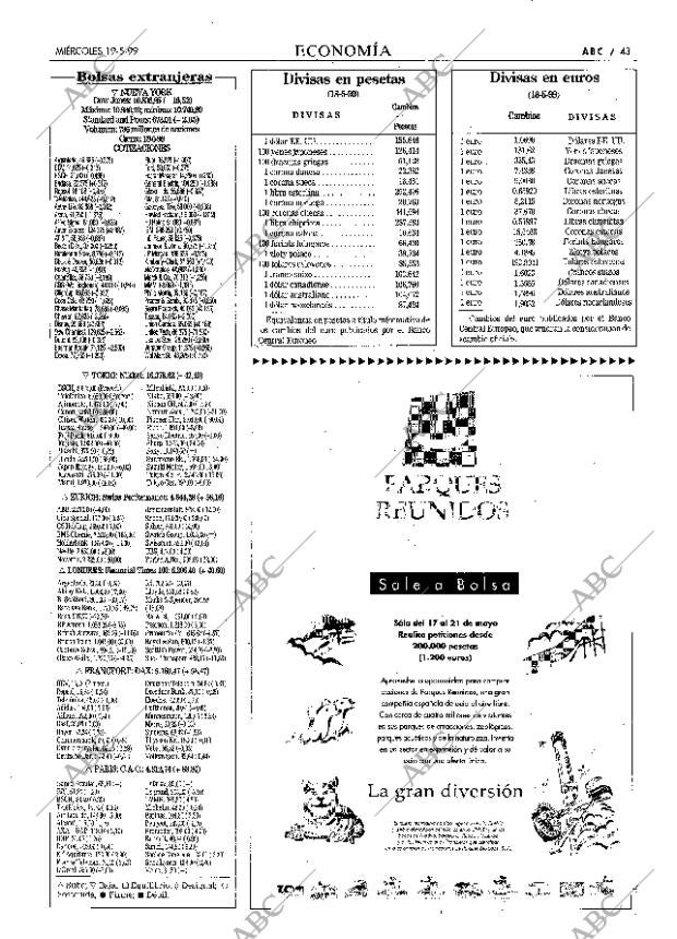 ABC MADRID 19-05-1999 página 43