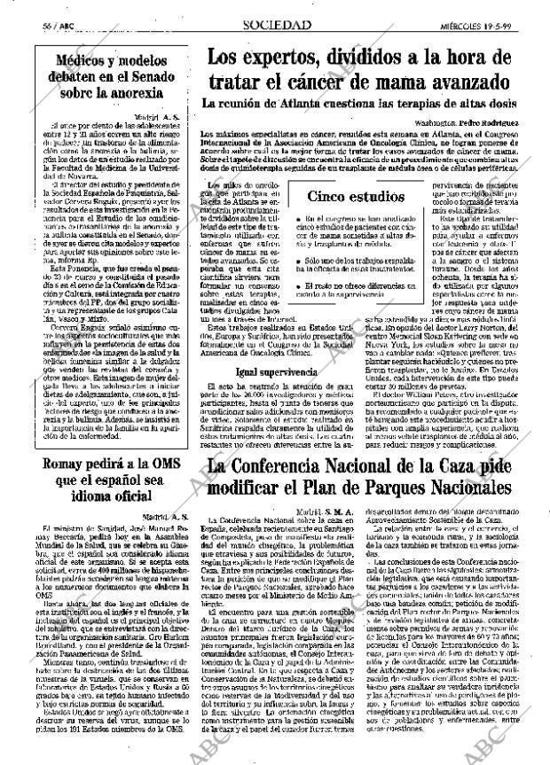 ABC MADRID 19-05-1999 página 56