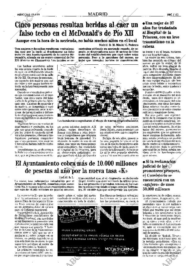 ABC MADRID 19-05-1999 página 63
