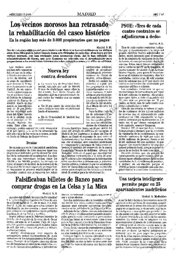 ABC MADRID 19-05-1999 página 67