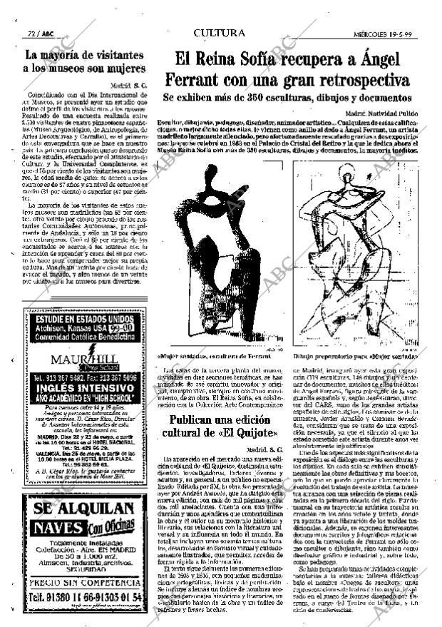 ABC MADRID 19-05-1999 página 72