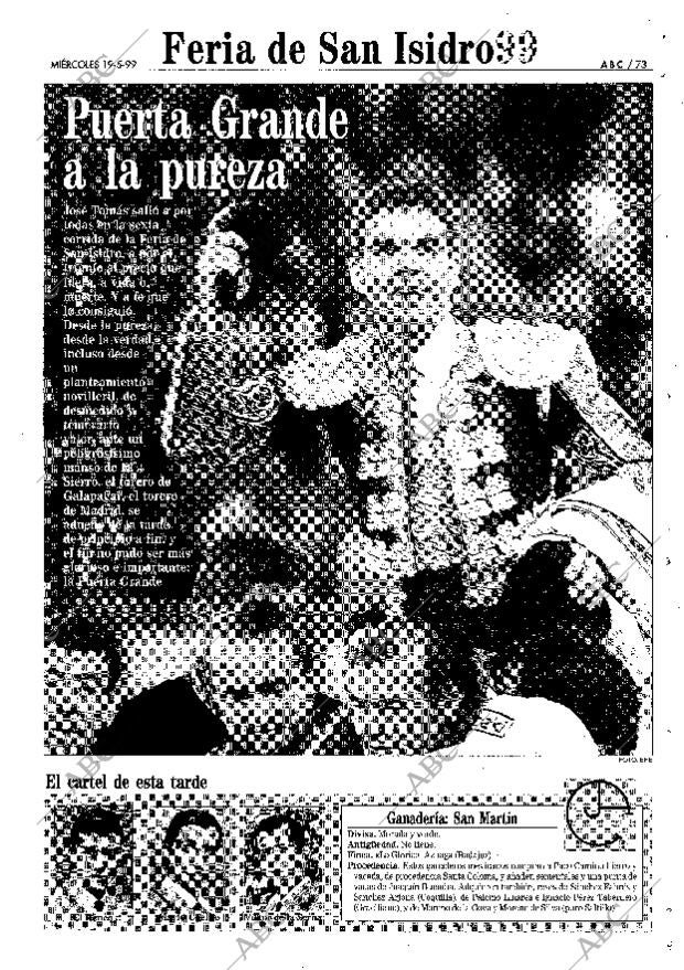 ABC MADRID 19-05-1999 página 73