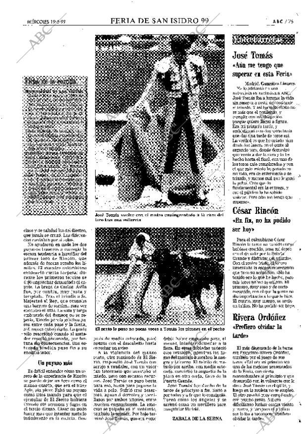 ABC MADRID 19-05-1999 página 75