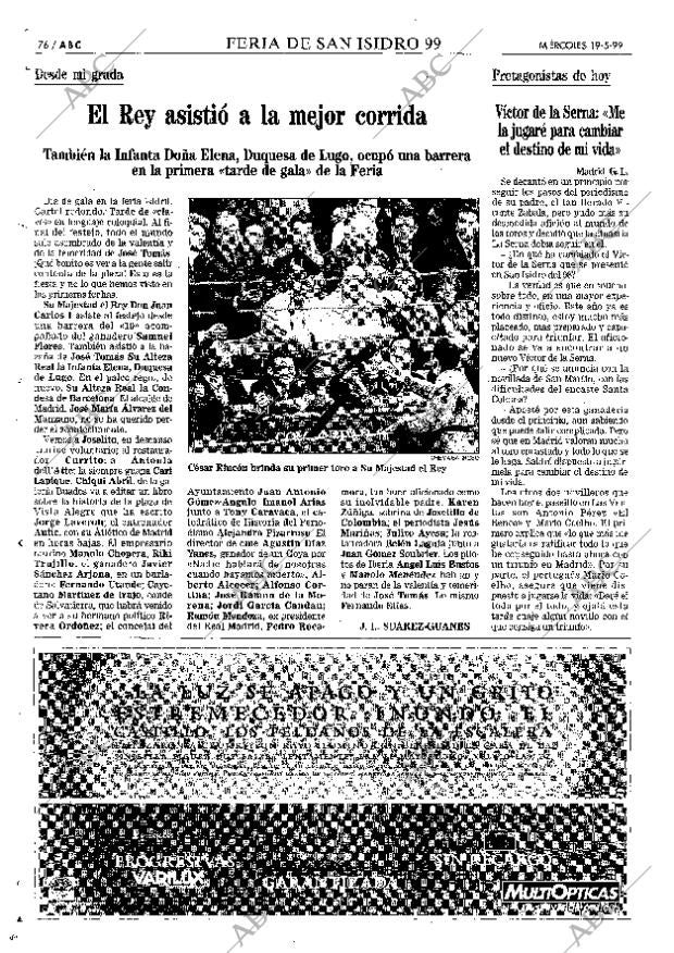 ABC MADRID 19-05-1999 página 76