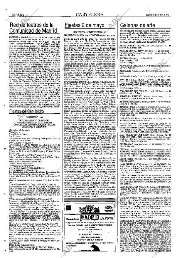 ABC MADRID 19-05-1999 página 88