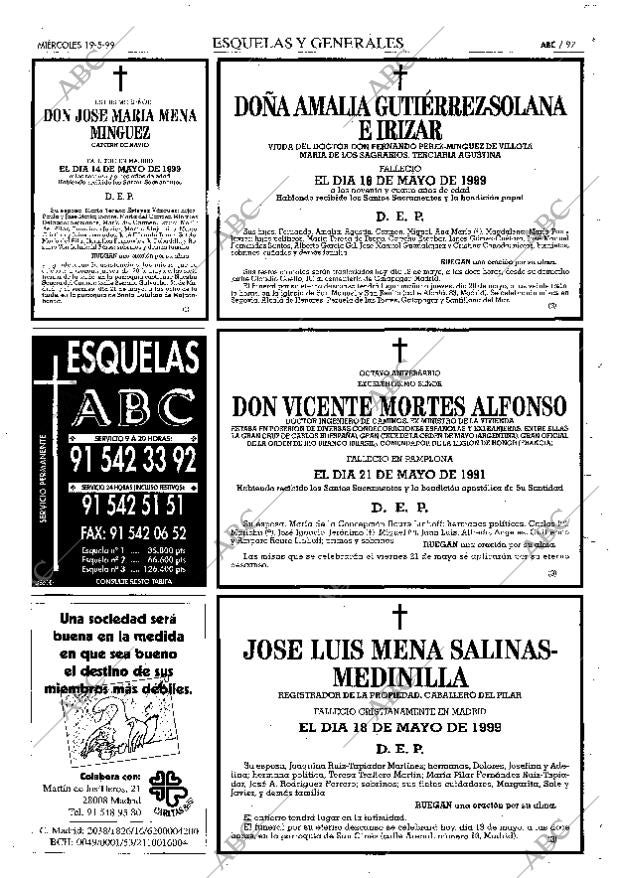 ABC MADRID 19-05-1999 página 97