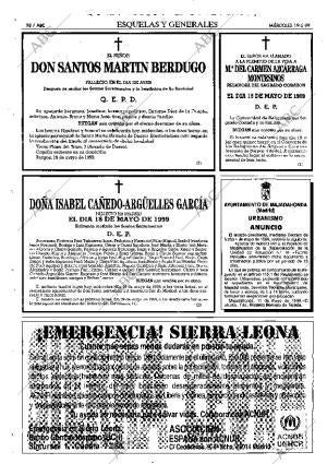 ABC MADRID 19-05-1999 página 98