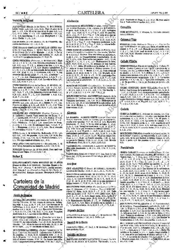 ABC MADRID 20-05-1999 página 100