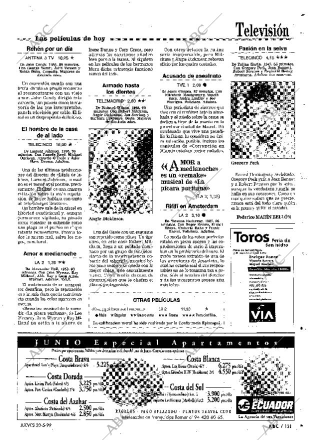 ABC MADRID 20-05-1999 página 131