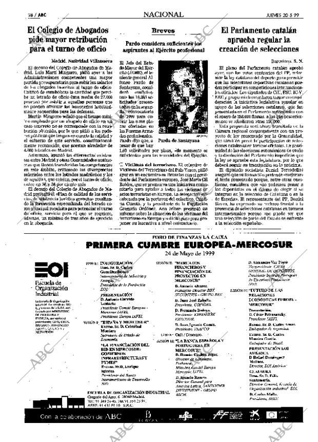 ABC MADRID 20-05-1999 página 28