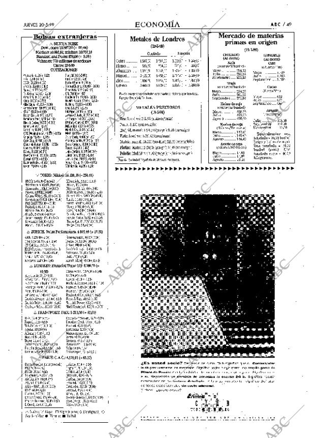 ABC MADRID 20-05-1999 página 49