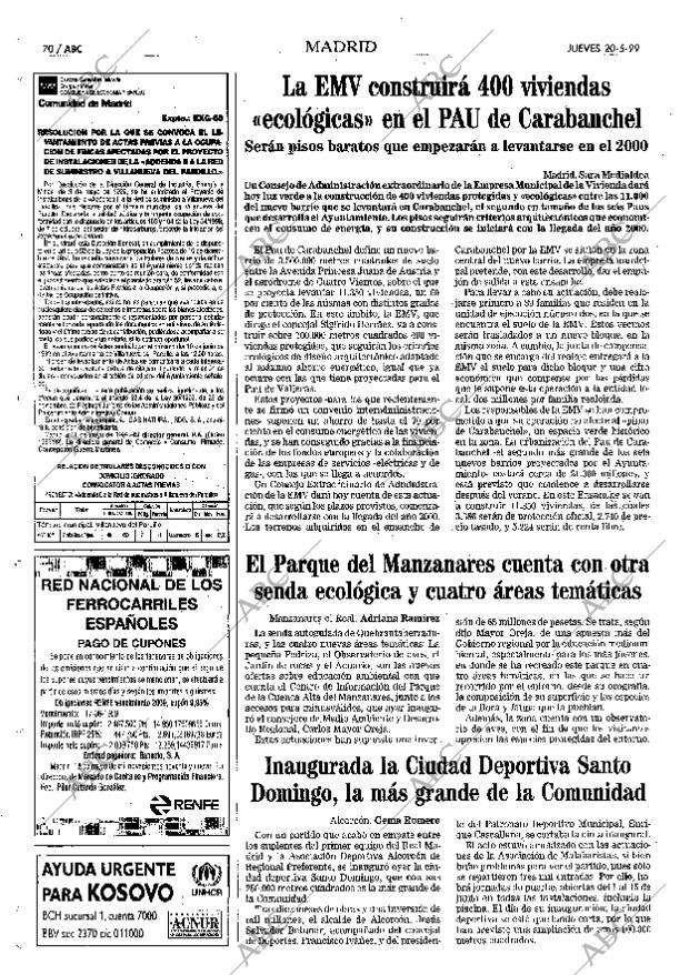 ABC MADRID 20-05-1999 página 70