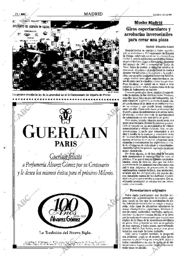 ABC MADRID 20-05-1999 página 72