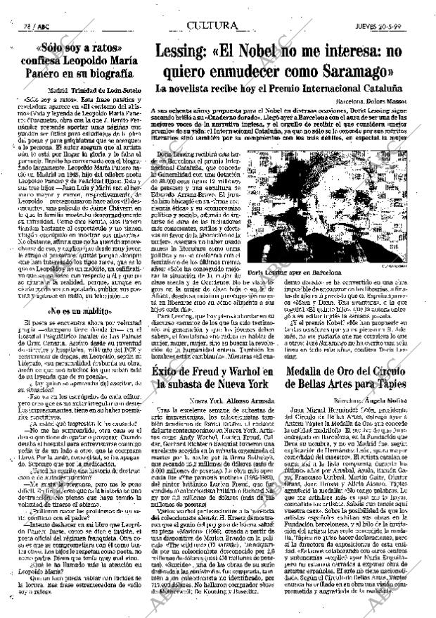 ABC MADRID 20-05-1999 página 78