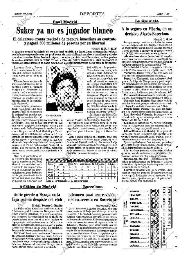 ABC MADRID 20-05-1999 página 87