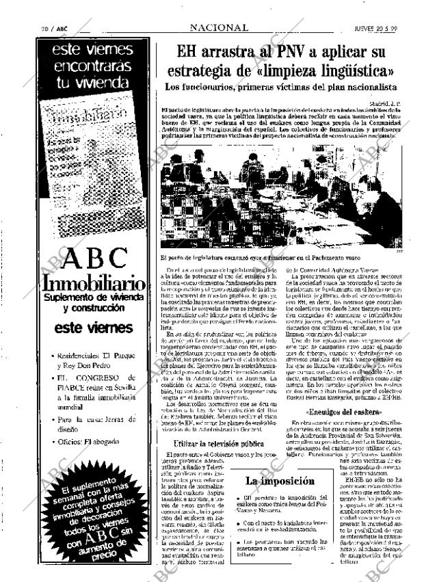 ABC SEVILLA 20-05-1999 página 20