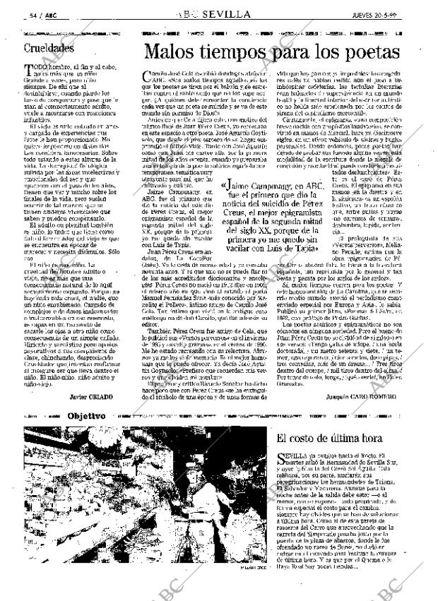 ABC SEVILLA 20-05-1999 página 54