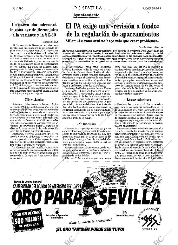 ABC SEVILLA 20-05-1999 página 56