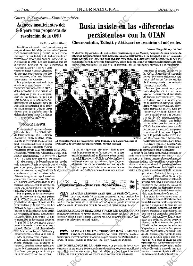 ABC SEVILLA 22-05-1999 página 26
