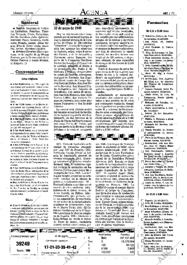 ABC SEVILLA 22-05-1999 página 73