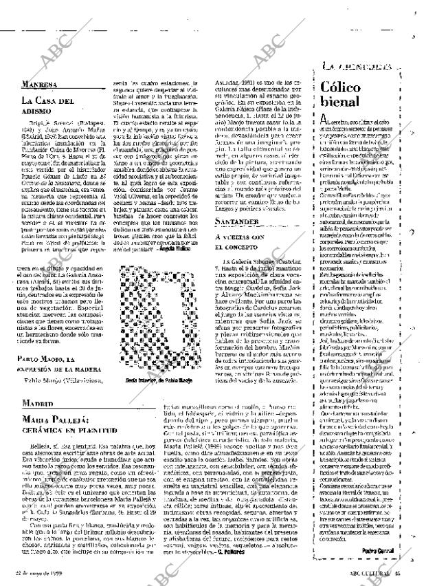 CULTURAL MADRID 22-05-1999 página 45