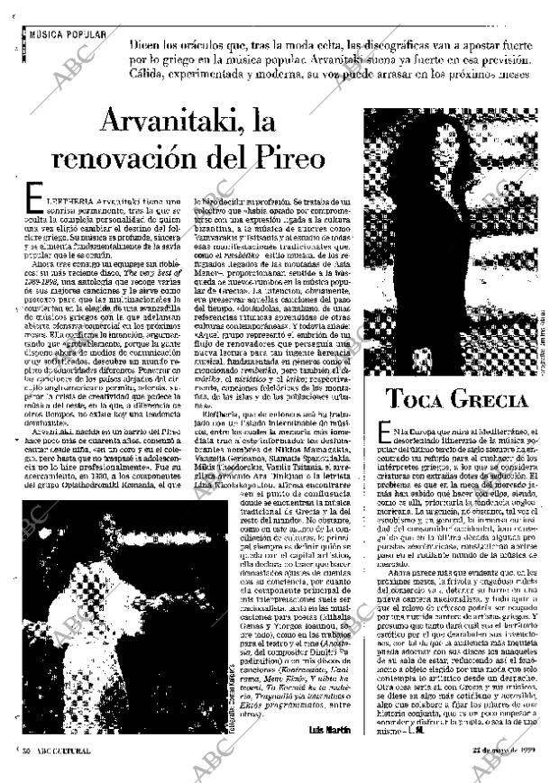 CULTURAL MADRID 22-05-1999 página 50