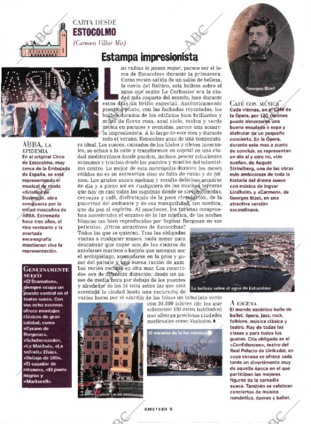 BLANCO Y NEGRO MADRID 23-05-1999 página 16