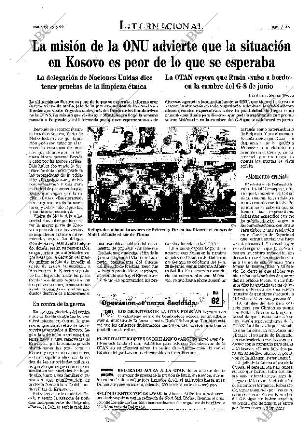 ABC MADRID 25-05-1999 página 35