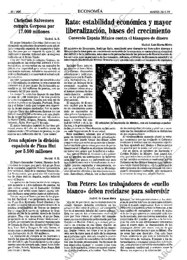 ABC MADRID 25-05-1999 página 48