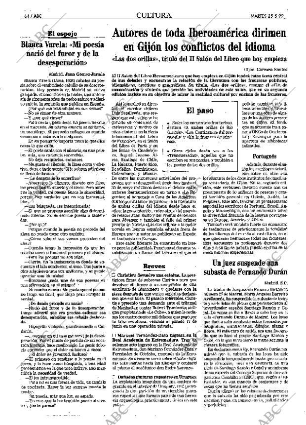 ABC MADRID 25-05-1999 página 64