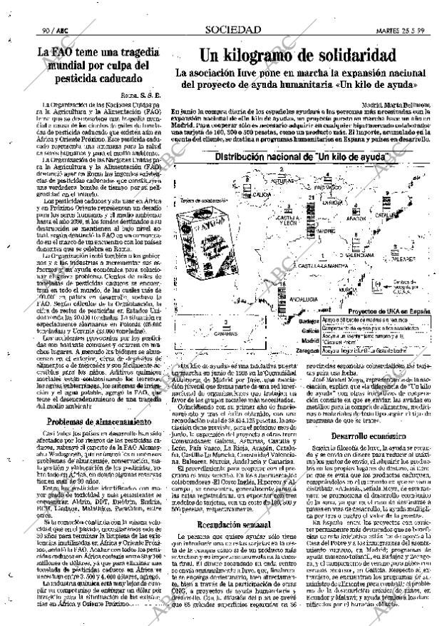 ABC MADRID 25-05-1999 página 90