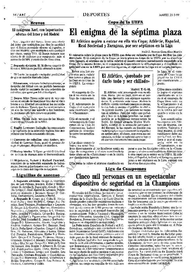 ABC MADRID 25-05-1999 página 94