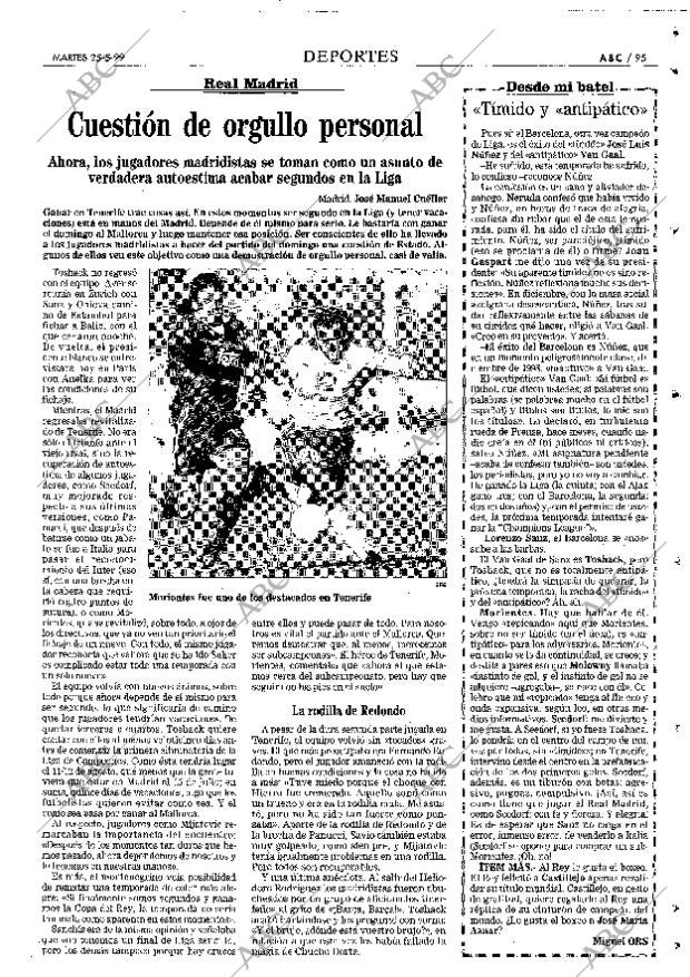 ABC MADRID 25-05-1999 página 95