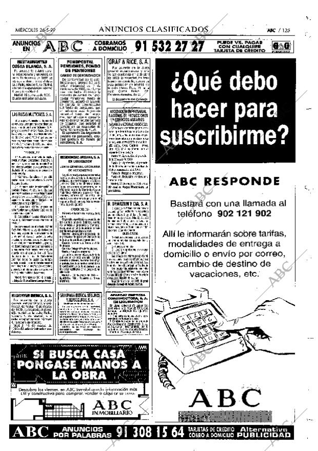 ABC MADRID 26-05-1999 página 125