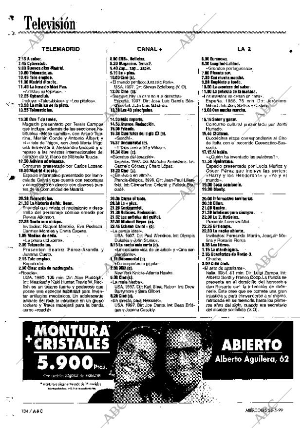 ABC MADRID 26-05-1999 página 134