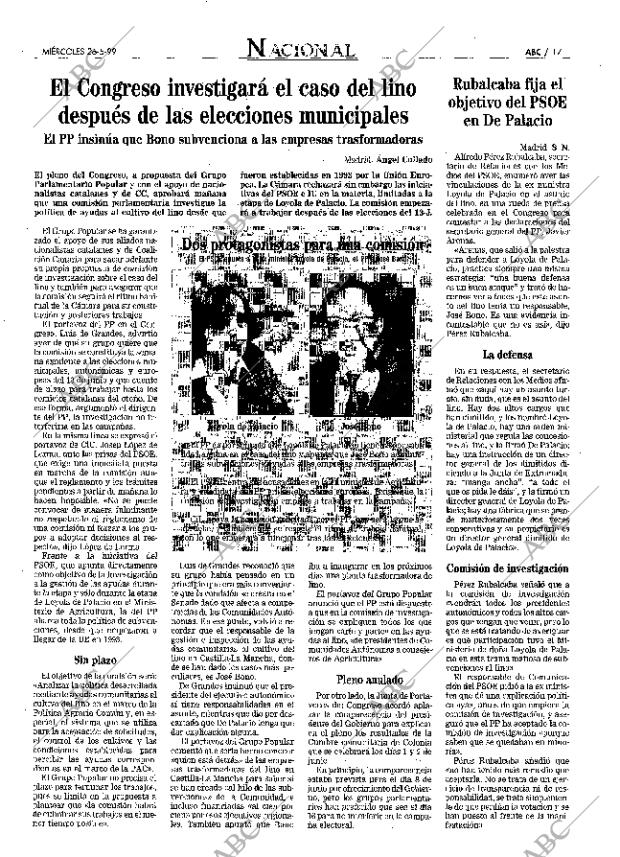 ABC MADRID 26-05-1999 página 17