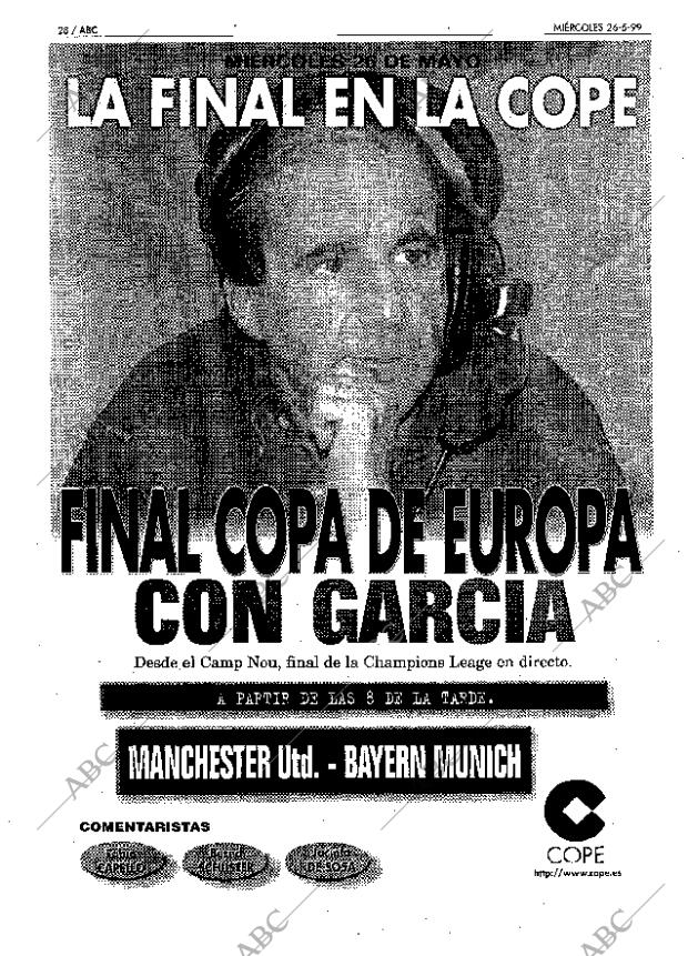 ABC MADRID 26-05-1999 página 28