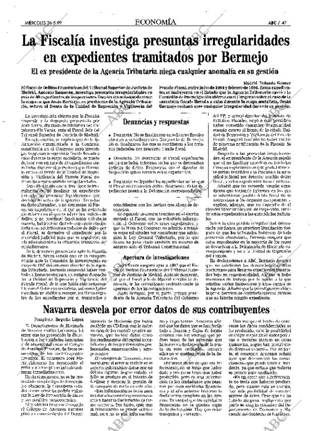 ABC MADRID 26-05-1999 página 47