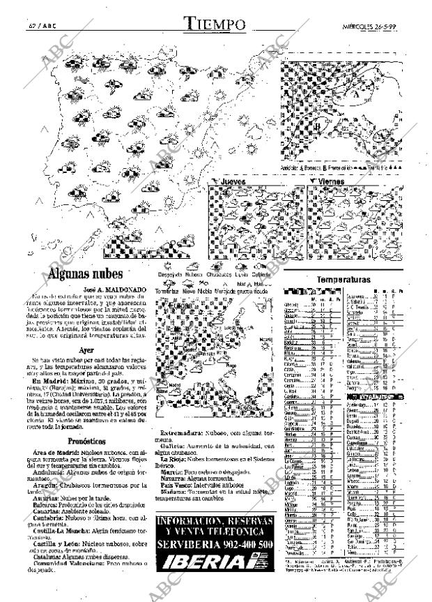 ABC MADRID 26-05-1999 página 62