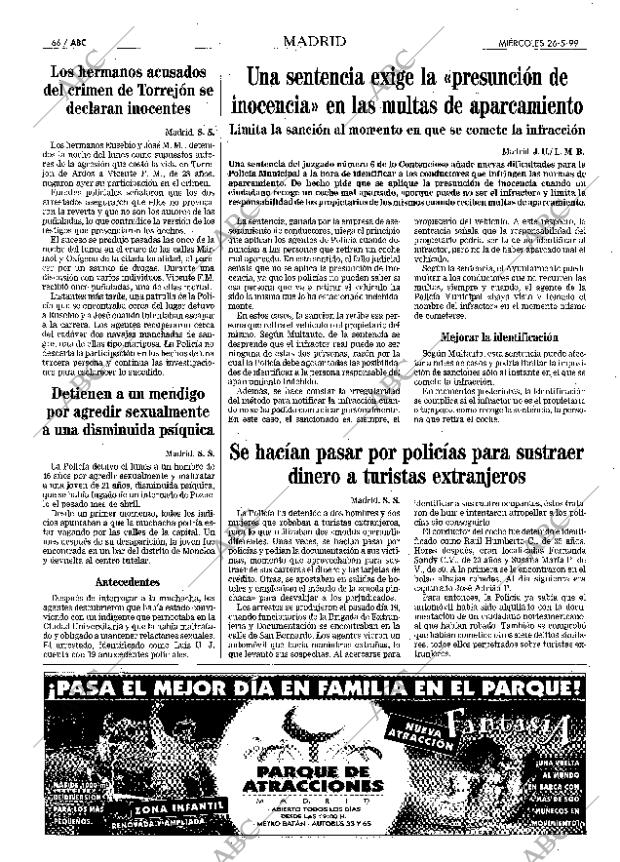 ABC MADRID 26-05-1999 página 66