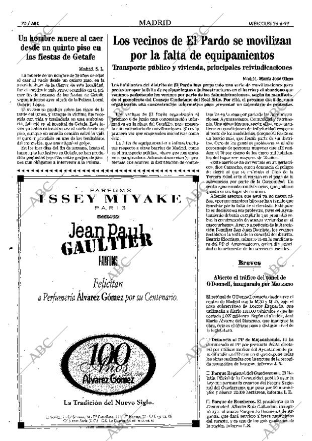 ABC MADRID 26-05-1999 página 70