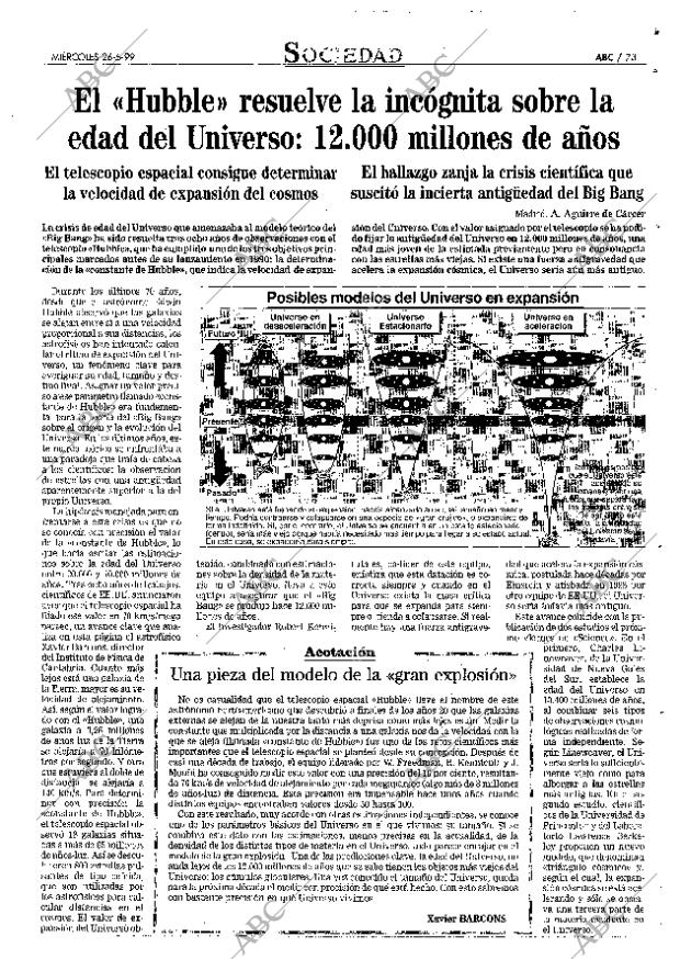 ABC MADRID 26-05-1999 página 73