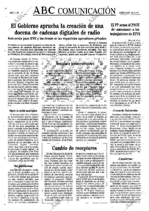 ABC MADRID 26-05-1999 página 78